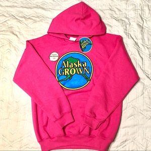 NWT Alaska Grown Girls Hoodie